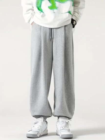 dockstreet Mens Baggy fit Jogger/Sweatpants/Gym Gear, Trouser, Loose Home Relaxed Pants