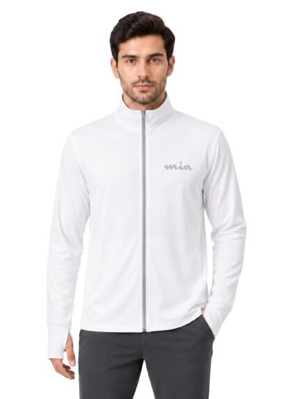 MIA FASHION Sunscreen Jacket for Men UV Sun Advanced Protection Running Jackets For Mens Biker Jackets with Zipper Sports jacket for men