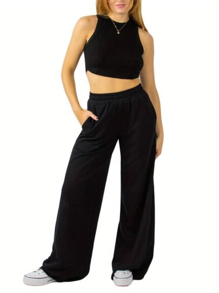 dockstreet Women's/Unisex ONESOPEN Bottom Drawstring Pure Cotton Stretchable Baggy Jogger Pants